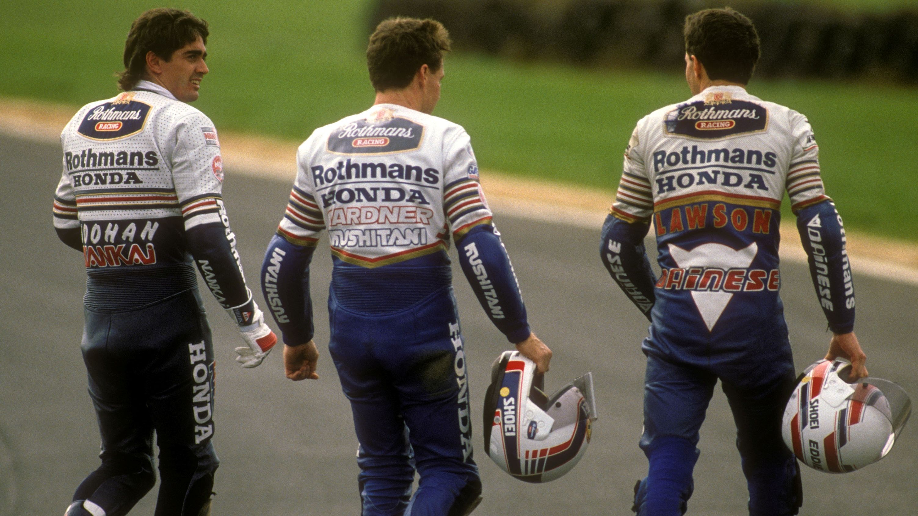 Mick Doohan, Wayne Gardner y Eddie Lawson