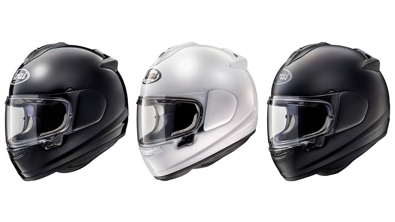Arai Chaser X Frost Black, Diamond White y Diamond Black