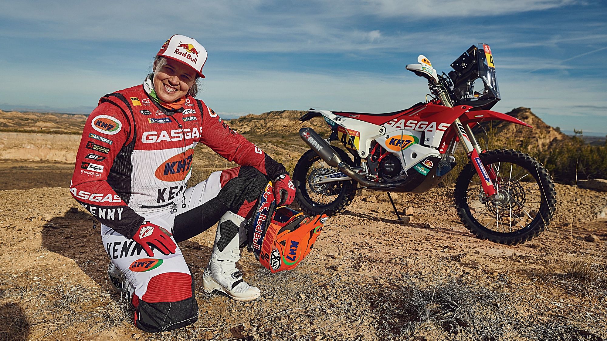 Laia Sanz GasGas RC 450 F 01 Dakar 2021