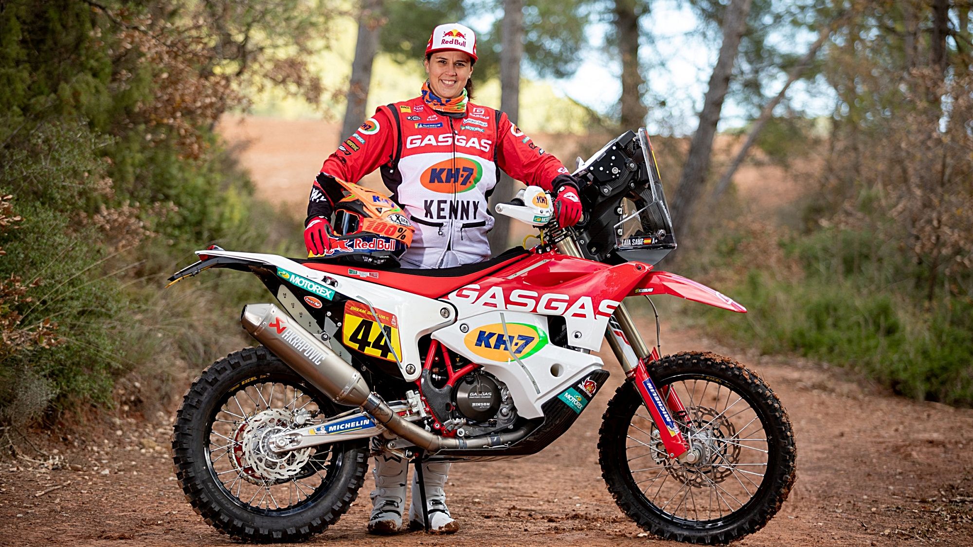 Laia Sanz GasGas RC 450 F 15 Dakar 2021