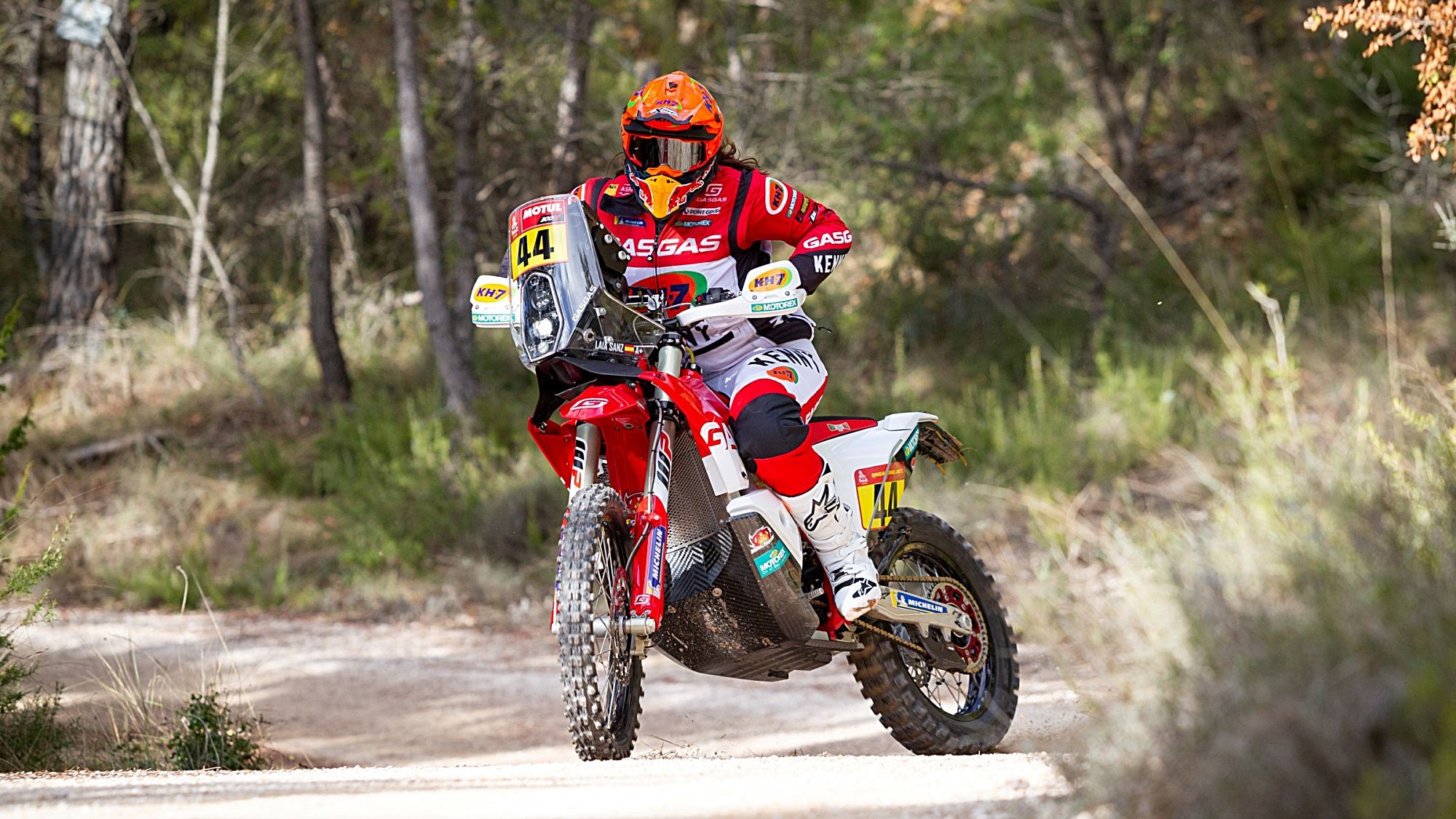 Laia Sanz GasGas RC 450 F 20 Dakar 2021