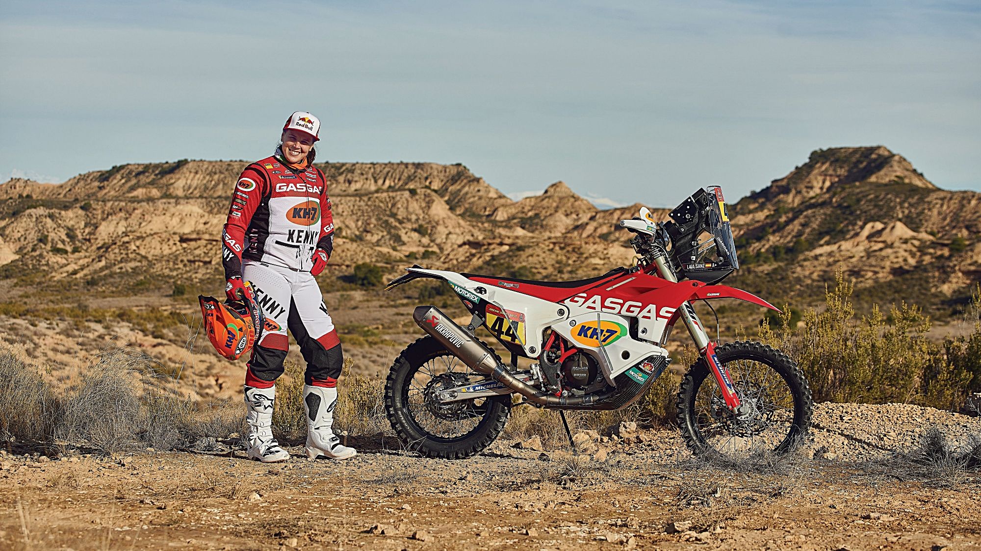 Laia Sanz GasGas RC 450 F 21 Dakar 2021