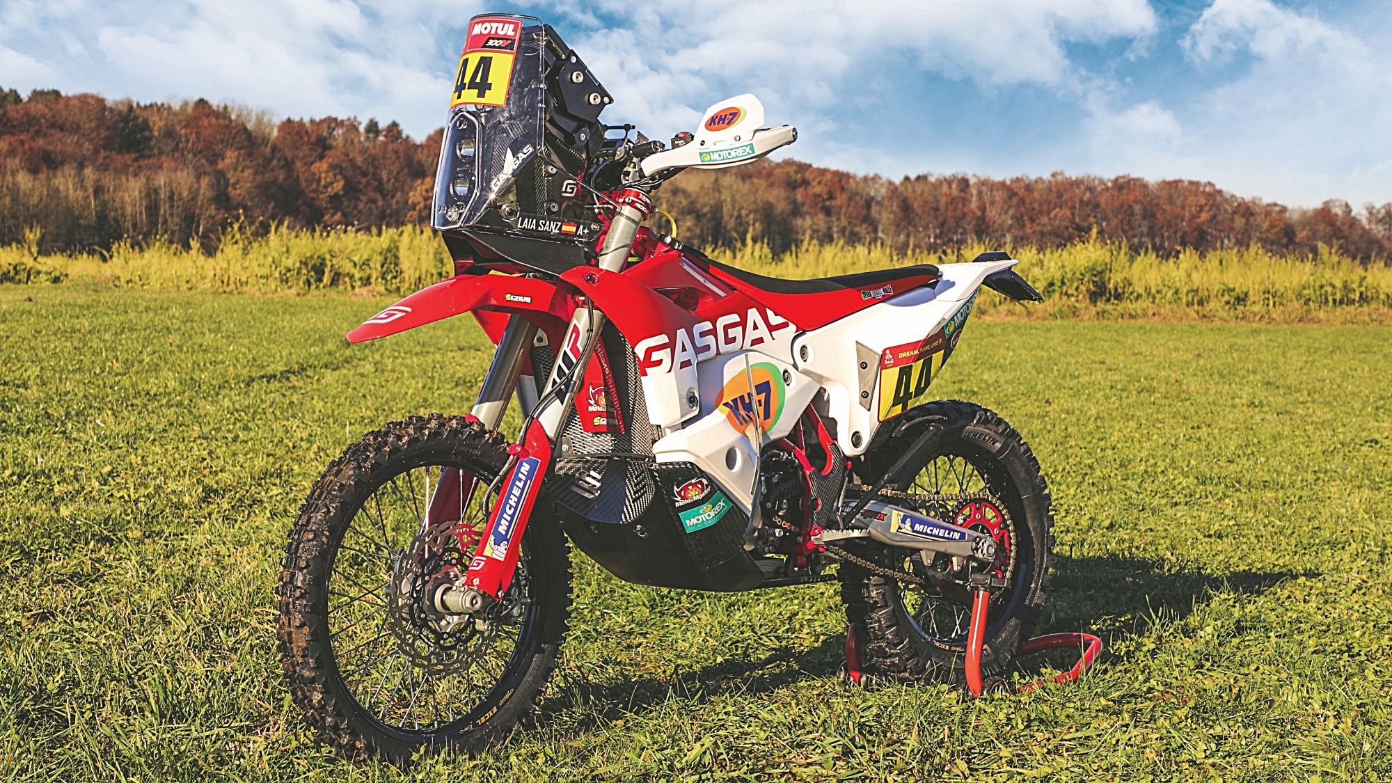 Laia Sanz GasGas RC 450 F 32 Dakar 2021