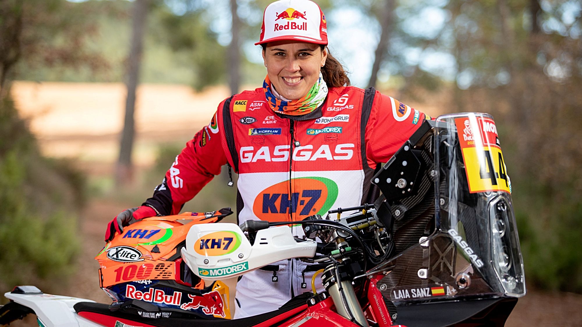 Laia Sanz GasGas RC 450 F 40 Dakar 2021