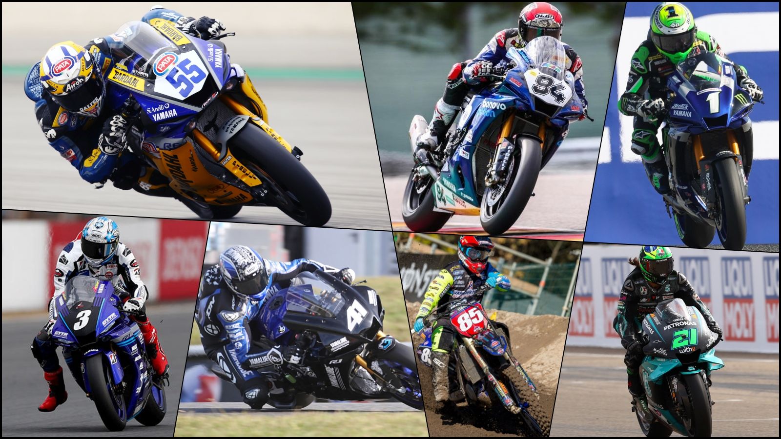 Andrea Locatelli, Jonas Folger, Cameron Beaubier, Kohta Nozane, Mathieu Gines, Nancy Van de Ven y Franco Morbidelli, protagonistas con Yamaha en 2020