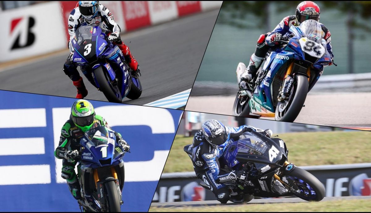 Kohta Nozane, Jonas Folger, Cameron Beaubier y Mathieu Gines han sido campeones nacionales con Yamaha en 2020 Kohta Nozane, Jonas Folger, Cameron Beaubier y Mathieu Gines han sido campeones nacionales con Yamaha en 2020