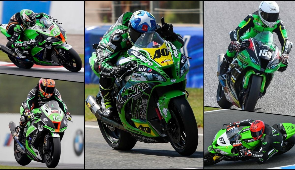 Danny Buchan, Román Ramos, Valentin Debise, Lee Jackson y Bryan Staring, protagonistas con Kawasaki en los nacionales de 2020