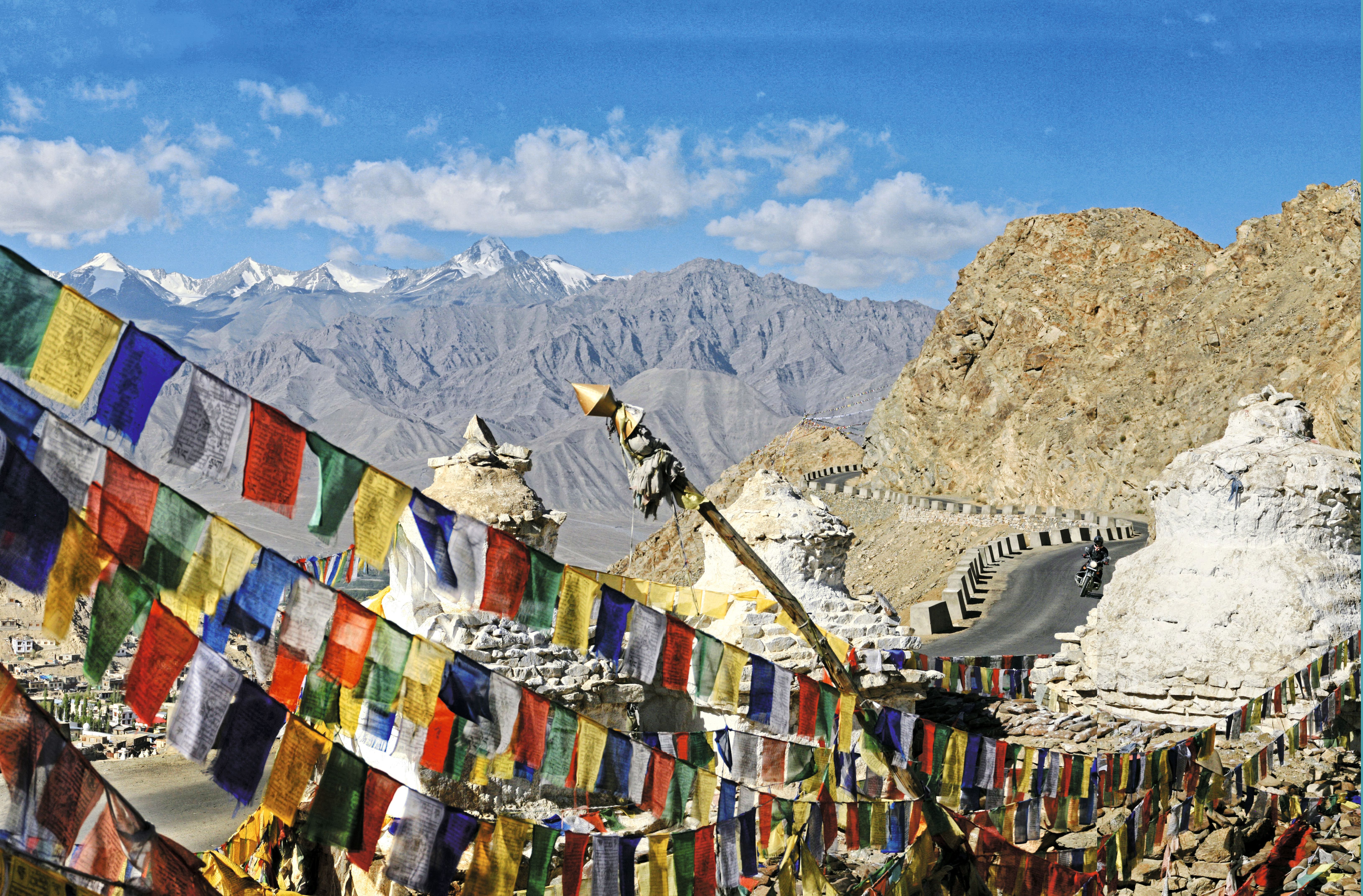 Viaje en moto al norte de la India: el territorio de Ladakh.