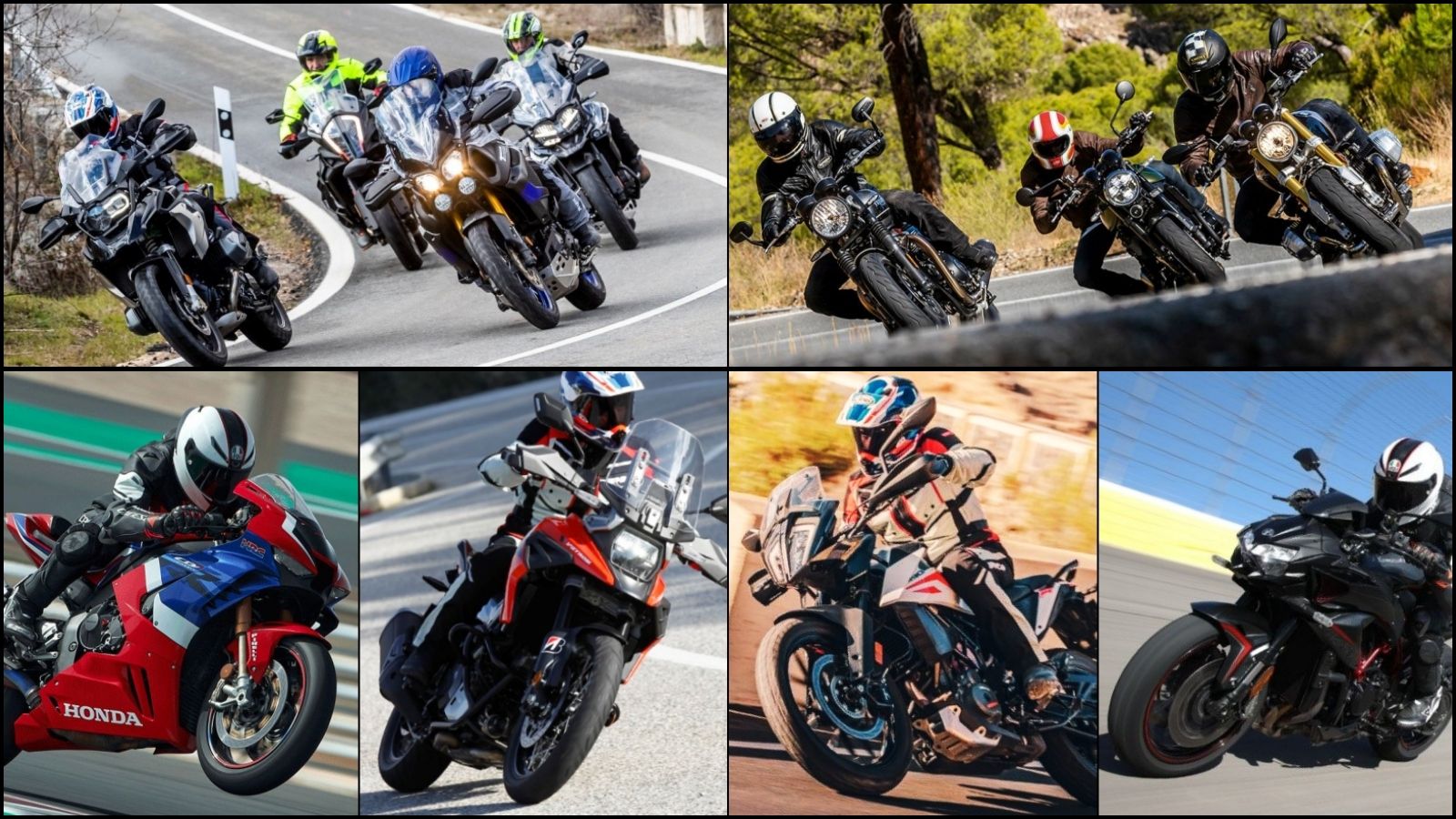 Las 10 pruebas de motos y comparativas más leídas de 2020 en Motociclismo