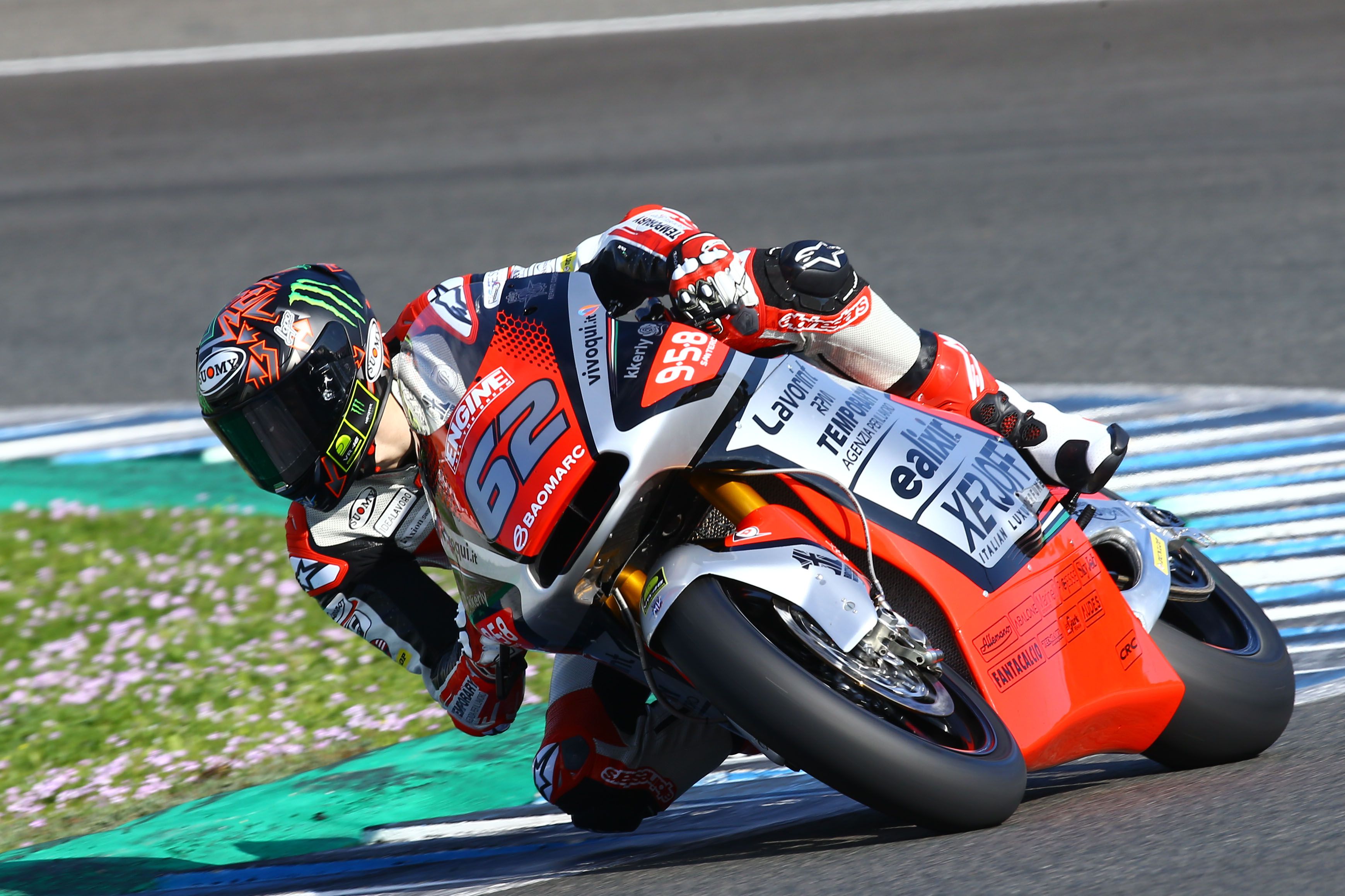 Stefano Manzi con la MV Agusta