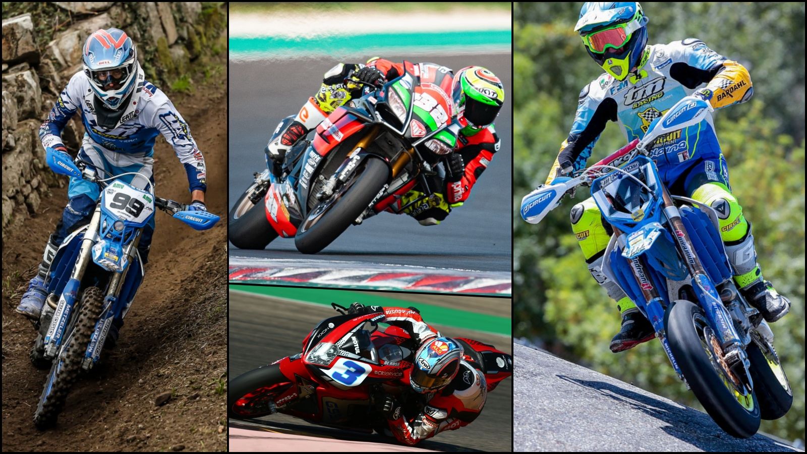 Andrea Verona, Lorenzo Savadori, Thomas Chareyre y Raffaele De Rosa, protagonistas de Aprilia, MV Agusta y TM en 2020