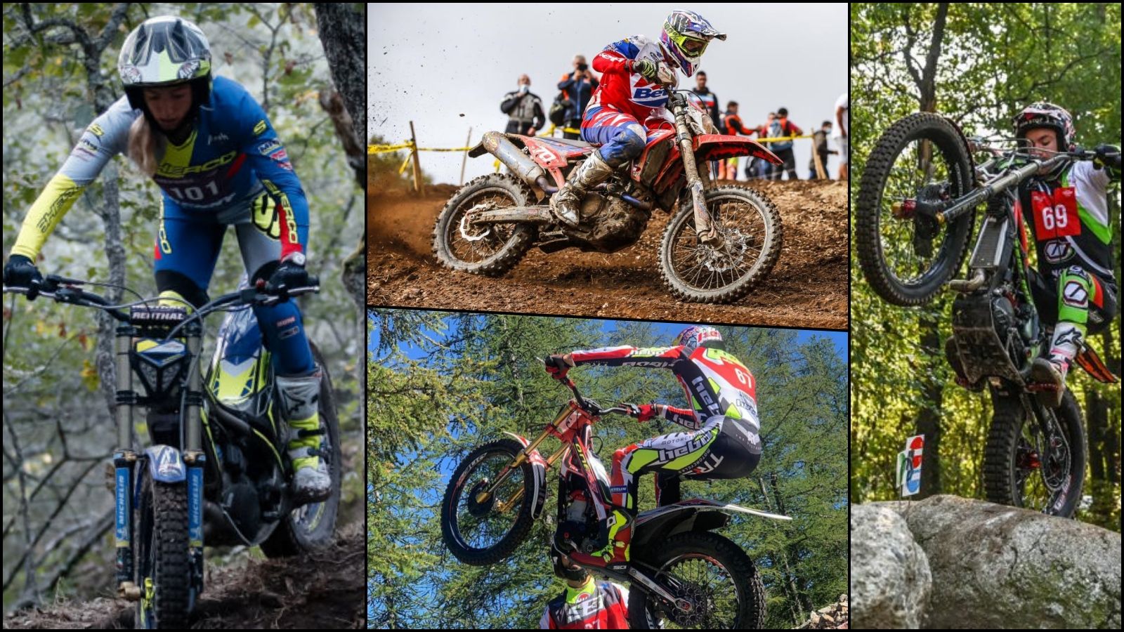 Emma Bristow, Steve Holcombe, Adam Raga y Jaime Busto, protagonistas de Sherco, Beta, TRRS y Vertigo