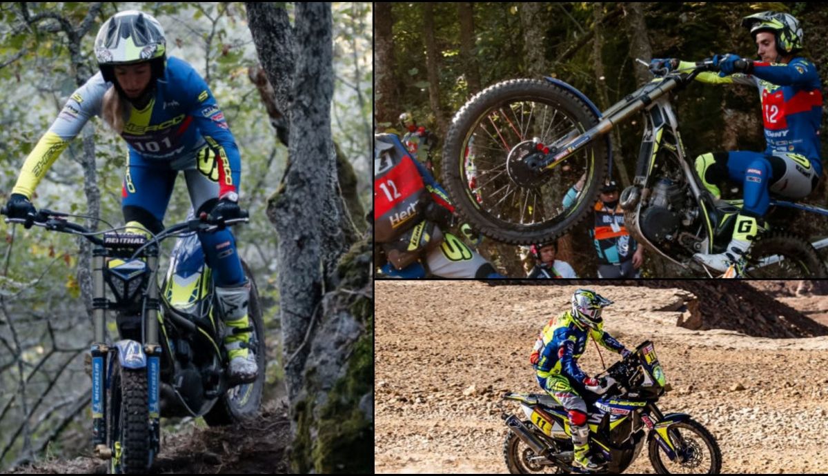 Emma Bristow, Jeroni Fajardo y Adrien Metge, los protagonistas de Sherco en 2020