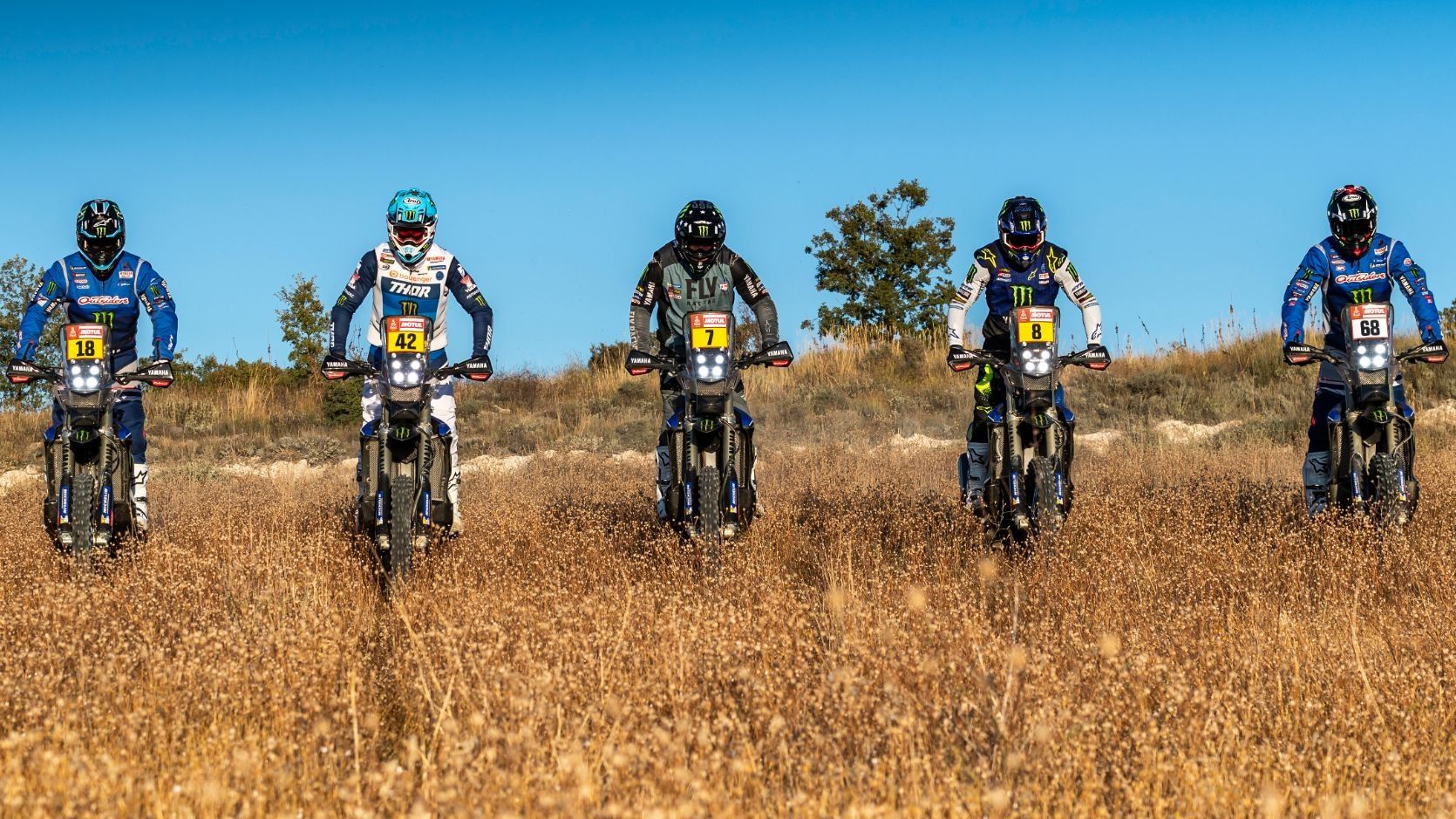 Yamaha WR450F Rally equipo