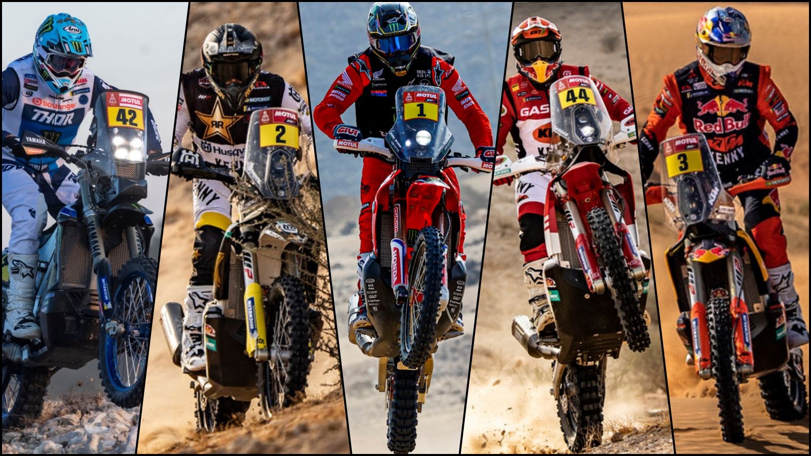 Adrien Van Beveren, Pablo Quintanilla, Ricky Brabec, Laia Sanz y Toby Price, algunas de las estrellas del Dakar 2021
