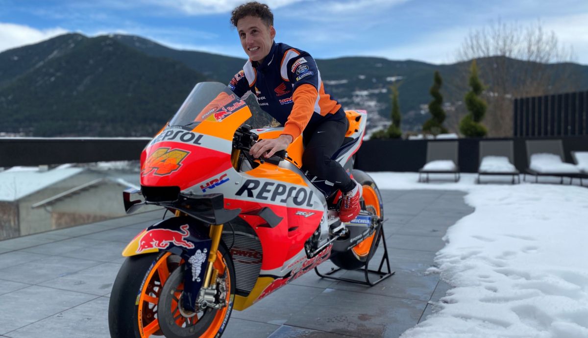 Pol Espargaró con la Honda RC213V para MotoGP 2021 Pol Espargaró con la Honda RC213V para MotoGP 2021