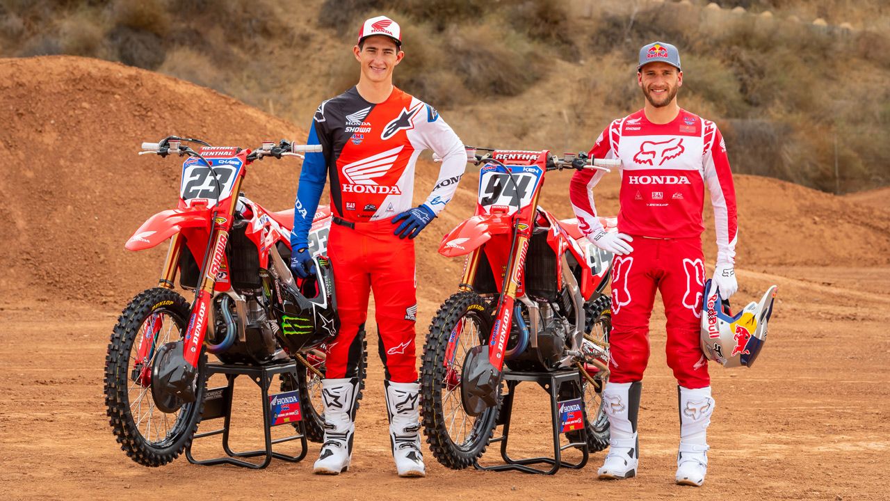 Honda HRC: Chase Sexton y Ken Roczen.