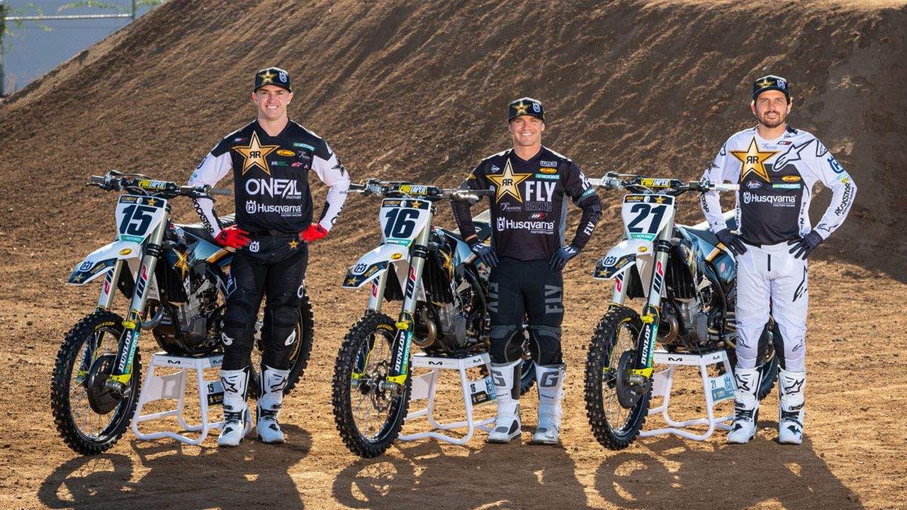 Rockstar Energy Husqvarna Factory: Dean Wilson, Zach Osborne y Jason Anderson
