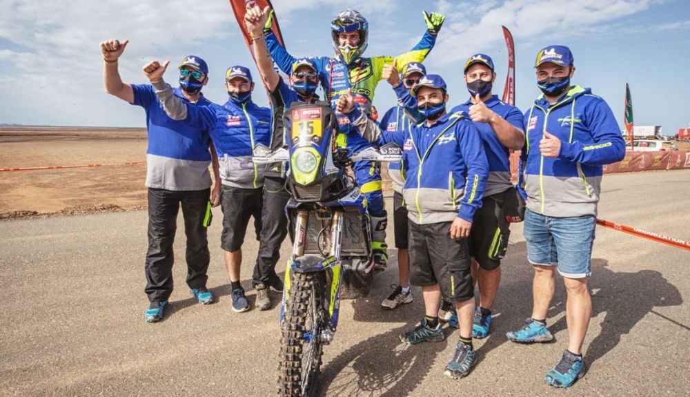 Sherco celebra el histórico sexto puesto final de Lorenzo Santolino en el Dakar Sherco celebra el histórico sexto puesto final de Lorenzo Santolino en el Dakar