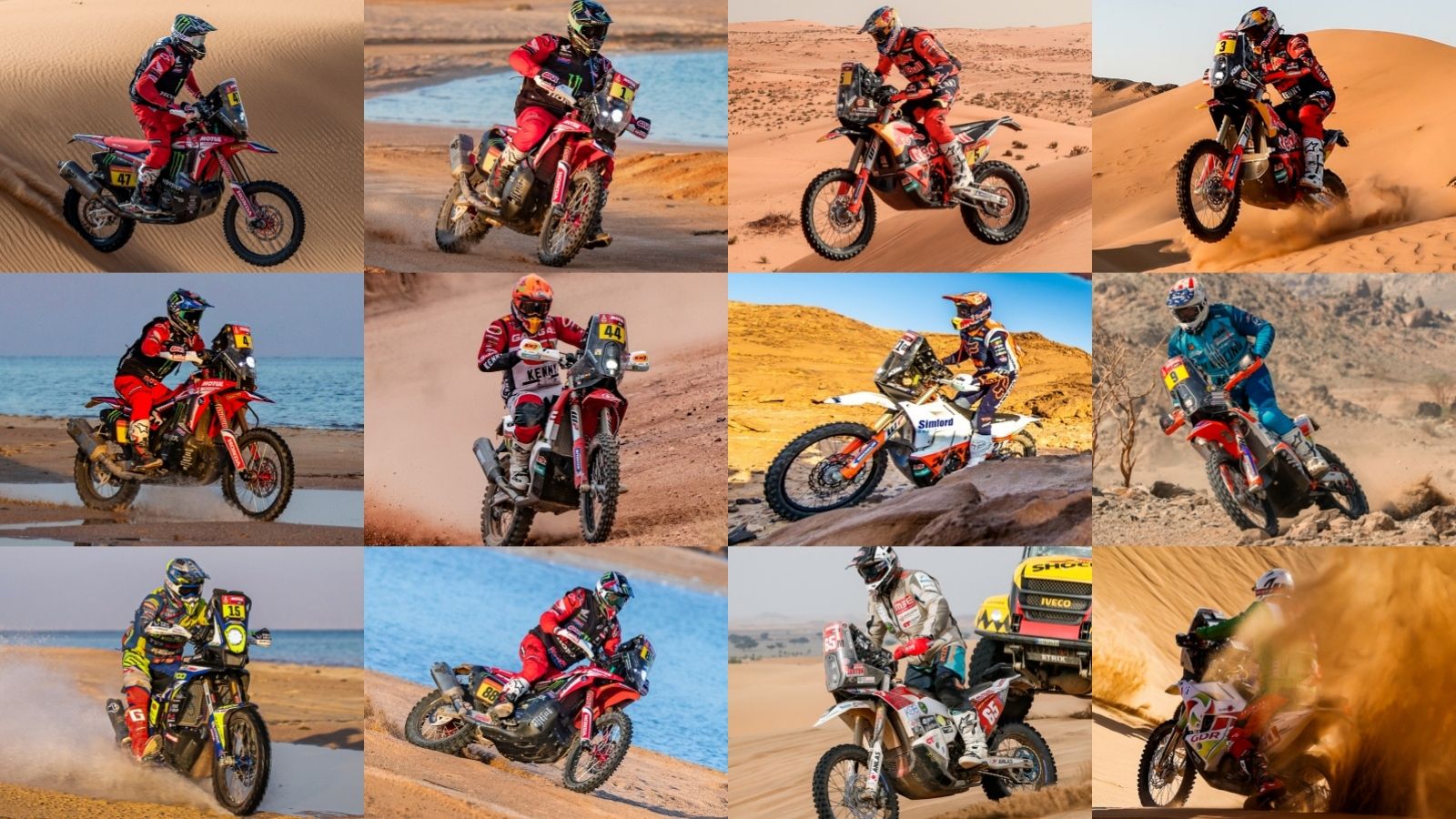 Los 12 nombres propios del Dakar 2021