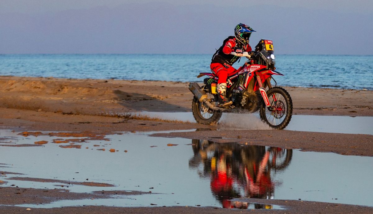 Nacho Cornejo durante la etapa 9 del Dakar 2021 Nacho Cornejo durante la etapa 9 del Dakar 2021
