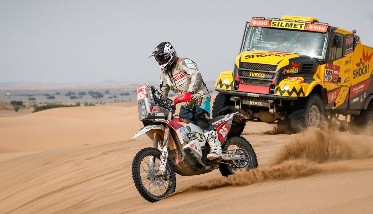 Franco Picco durante la etapa 11 del Dakar 2021 Franco Picco durante la etapa 11 del Dakar 2021