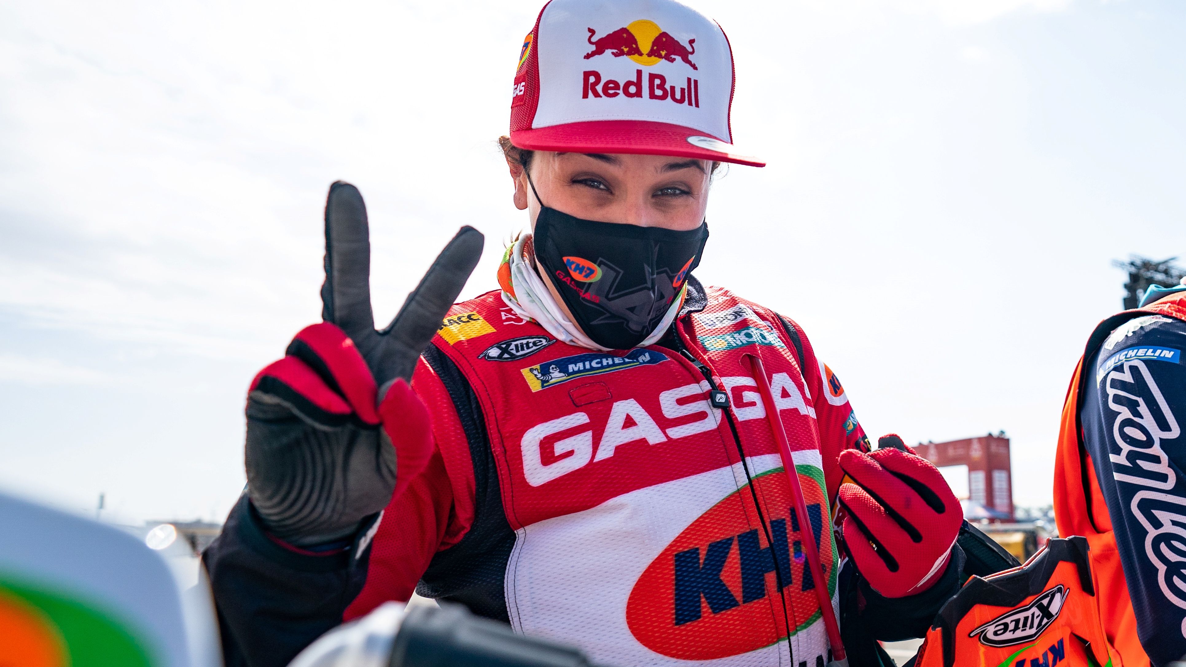 Laia Sanz tras terminar el Dakar 2021