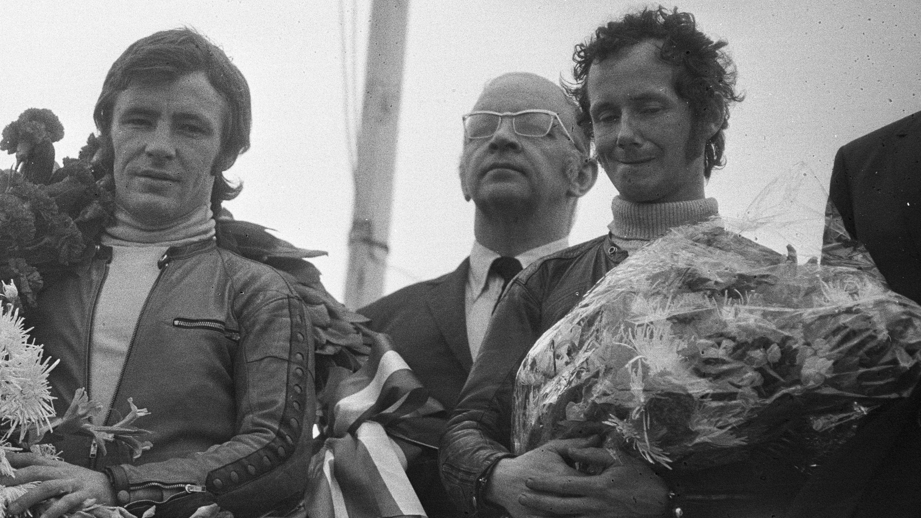 Ángel Nieto y Jan De Vries en 1972
