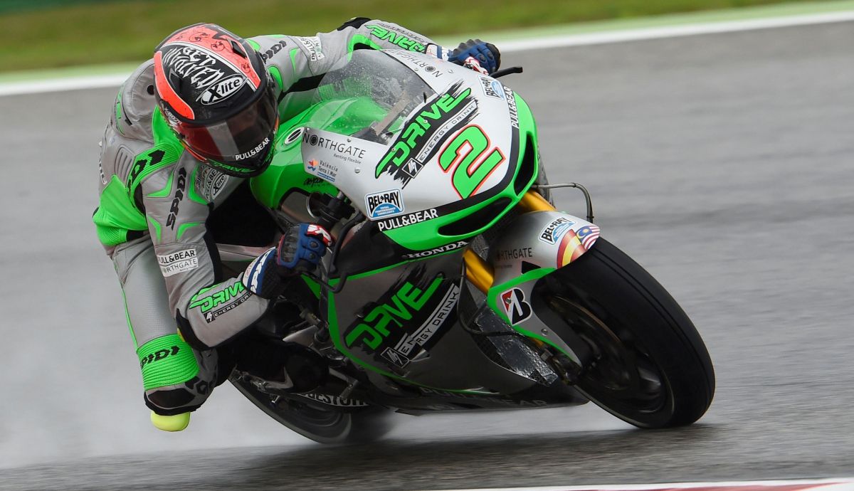 Leon Camier corrió cuatro carreras de MotoGP con la Honda Open del Drive M7 Aspar