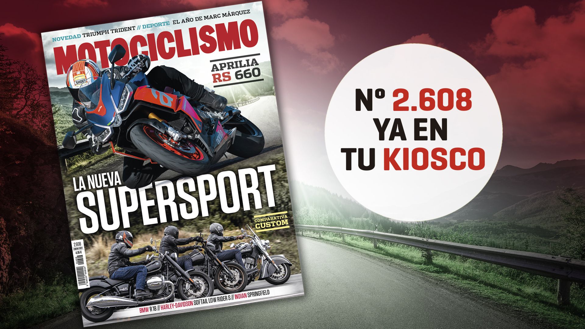 La portada del número 2.608 de MOTOCICLISMO.