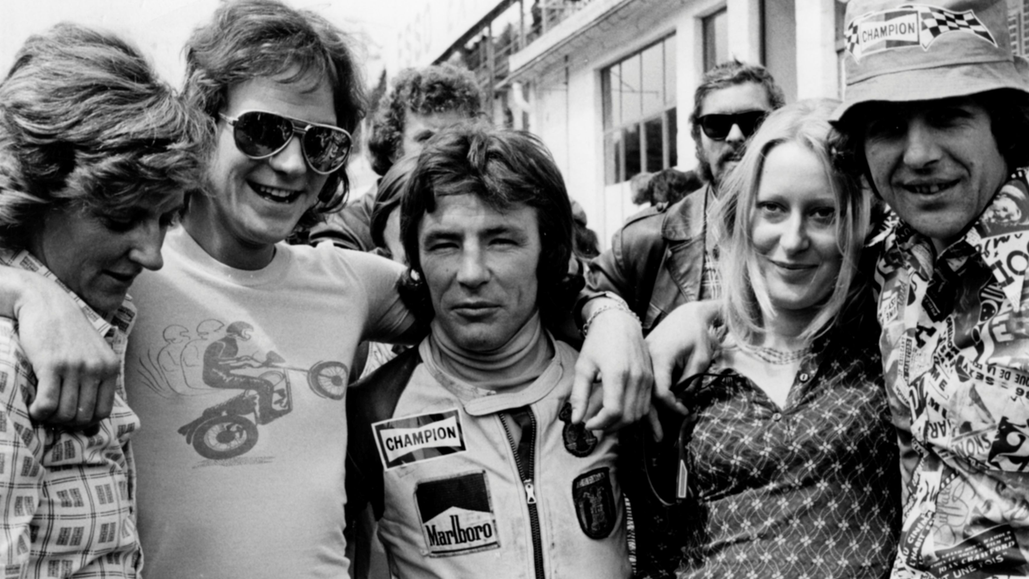Ángel Nieto junto a Barry Sheene