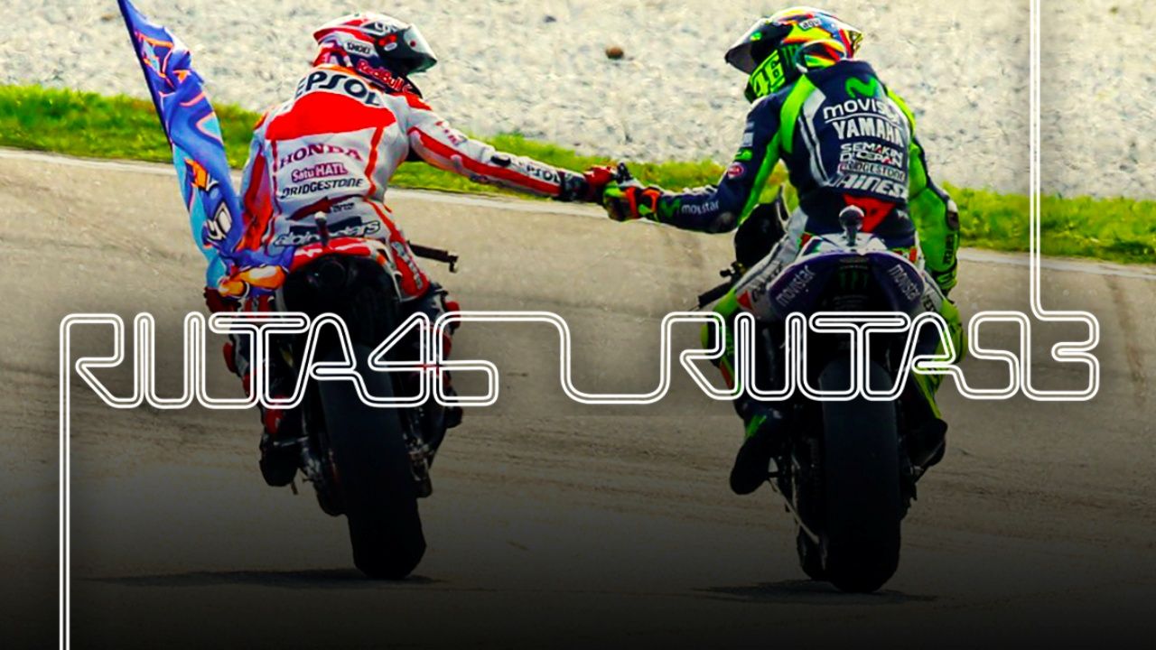 Ruta 46   Ruta 93, el camino de dos mitos, el documental sobre Valentino Rossi y Marc Márquez