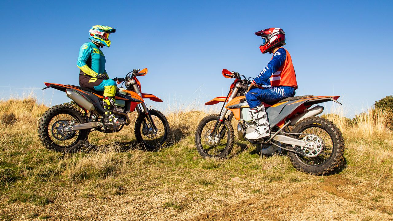 Comparativa enduro 2T vs 4T: KTM 250 EXC TPI vs KTM 250 EXCF 2021