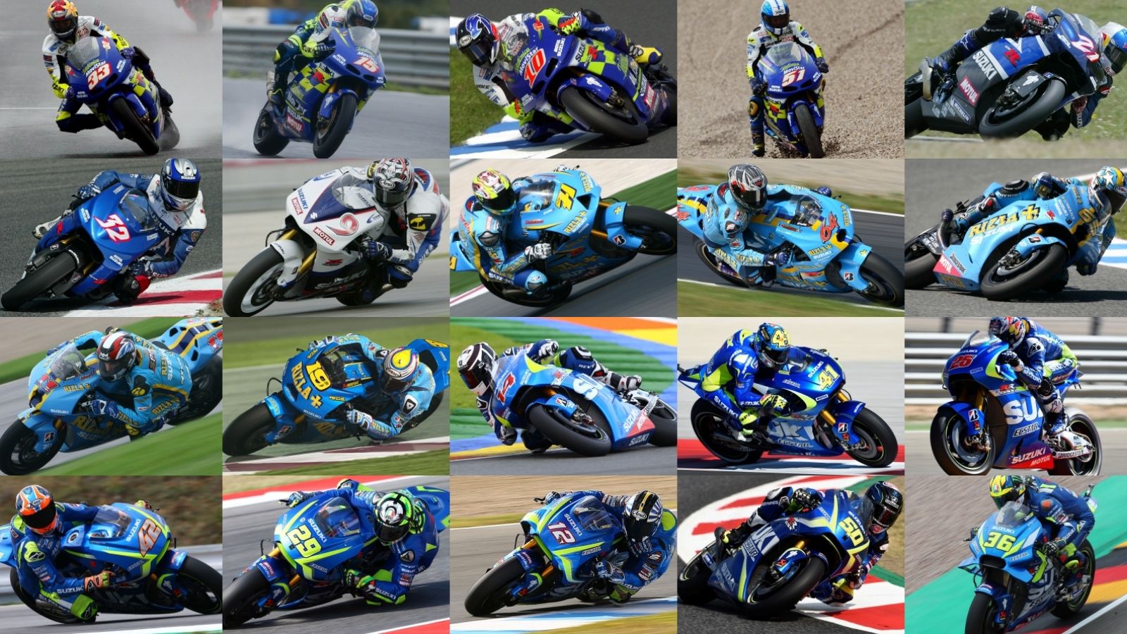Todos los pilotos de Suzuki en MotoGP