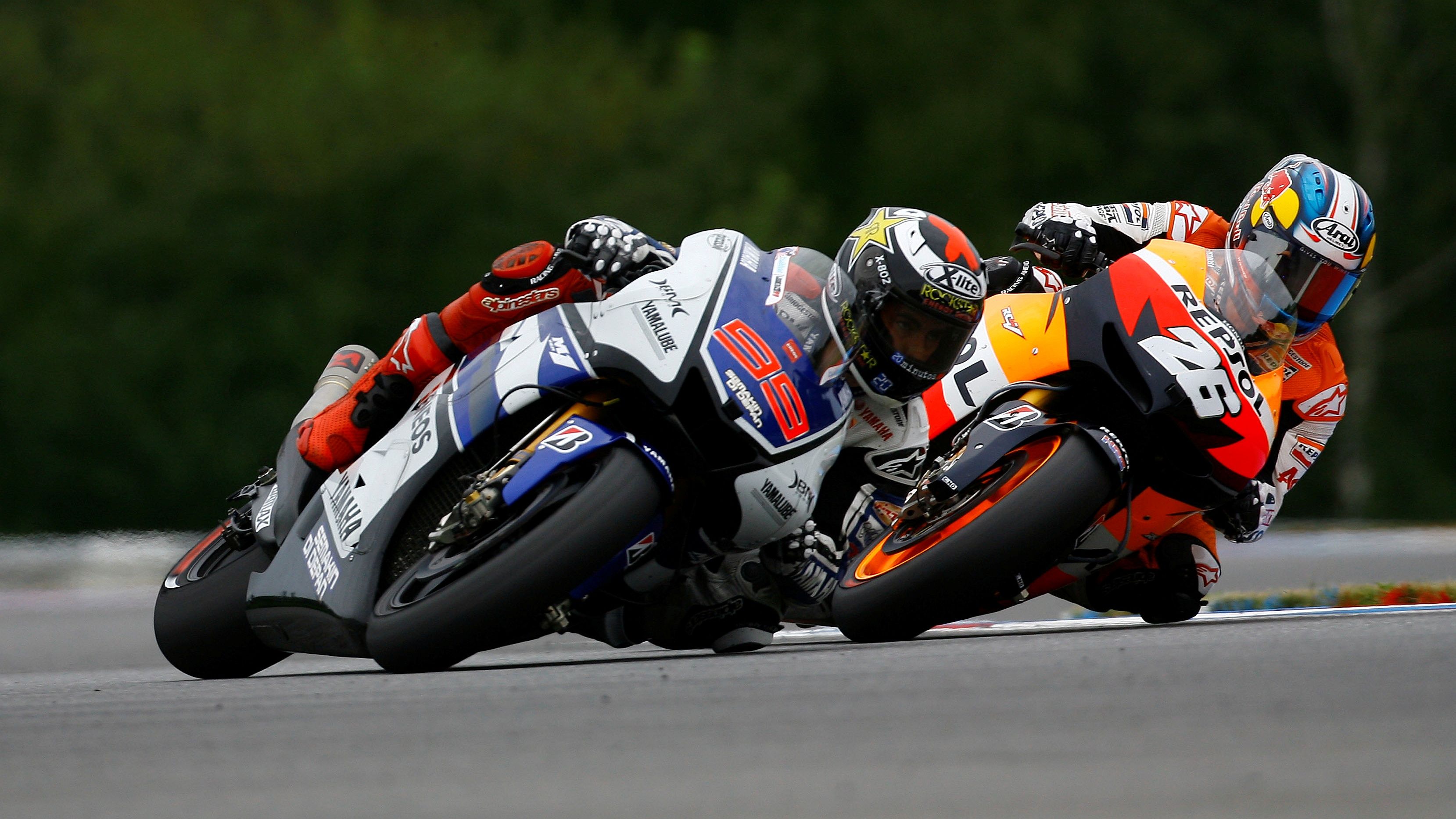 Dani Pedrosa batió a Jorge Lorenzo en un final memorable en Brno 2012