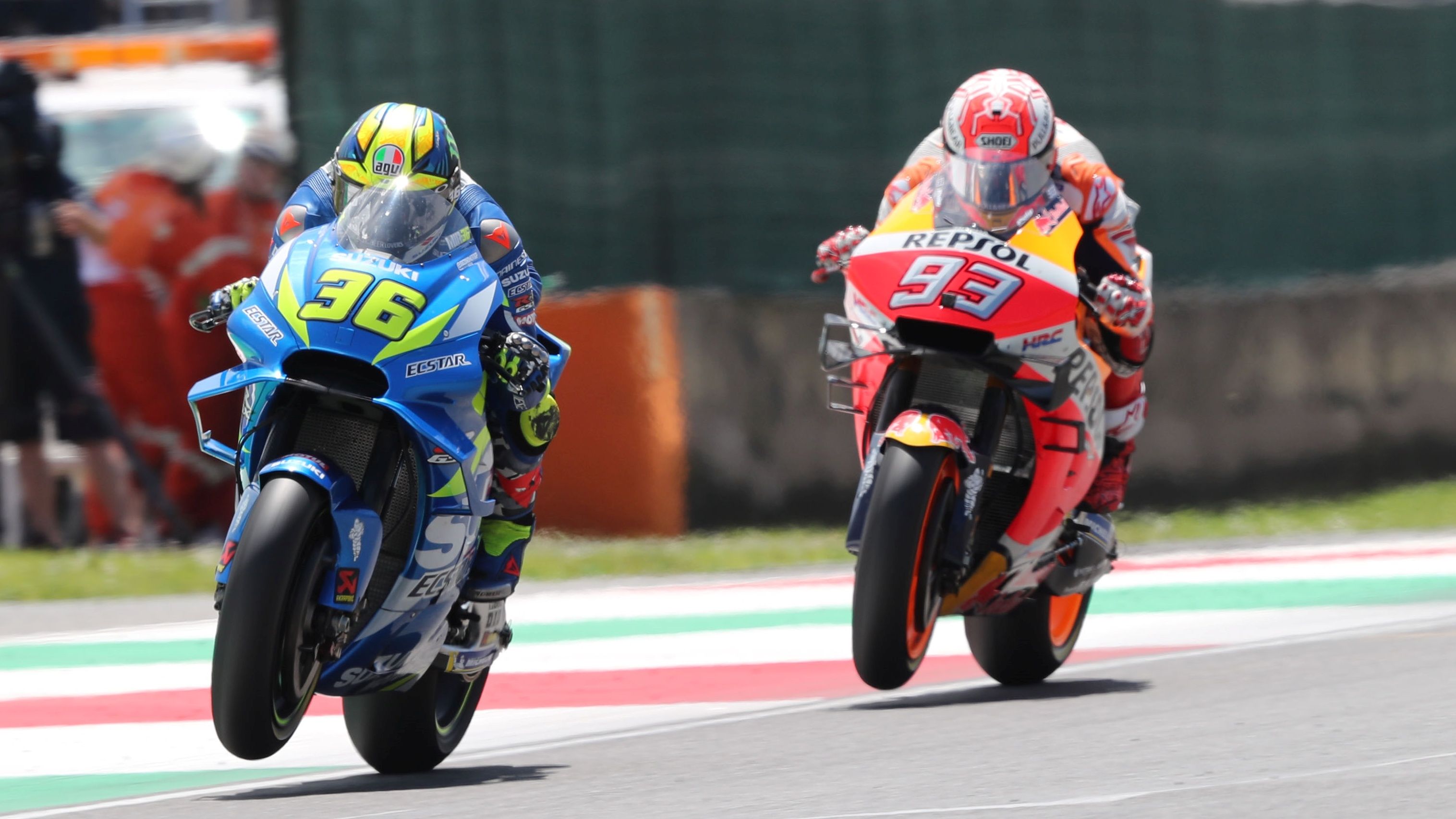 Joan Mir y Marc Márquez, campeones de MotoGP