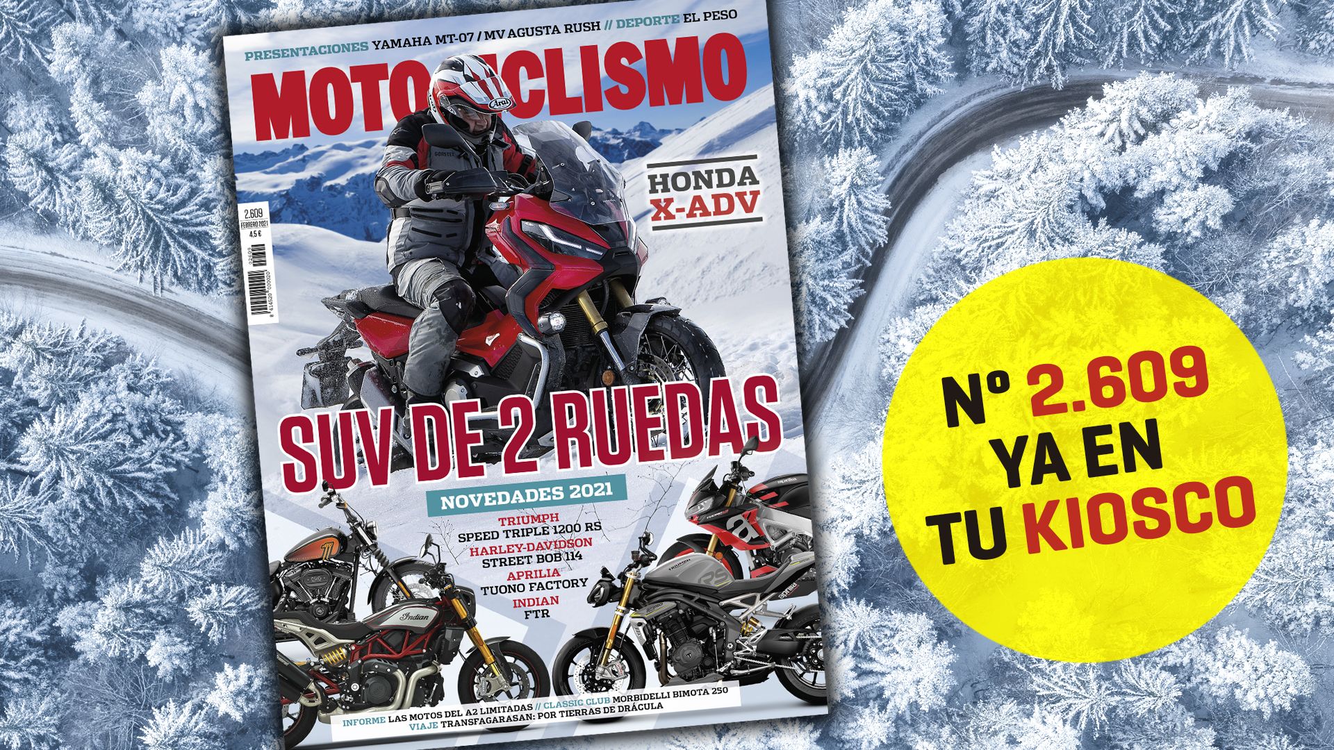 La portada del número 2.609 de la revista MOTOCICLISMO.
