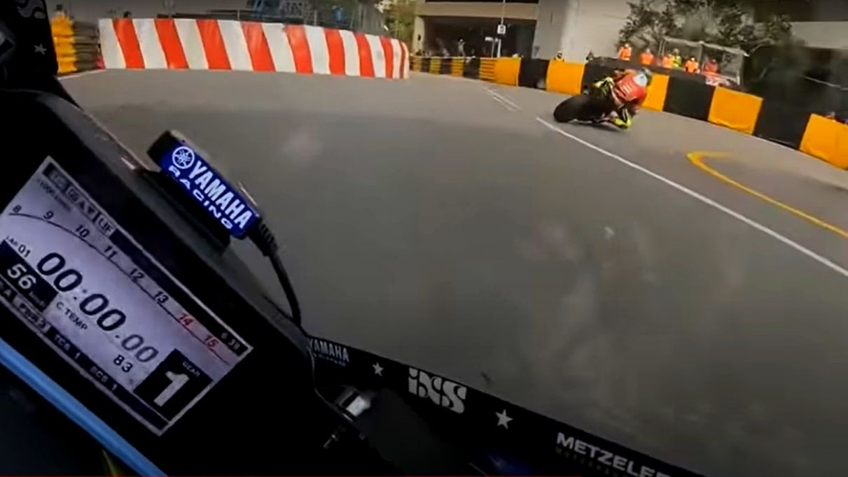 Una vuelta on board a Macau con Horst Saiger persiguiendo a John McGuinness