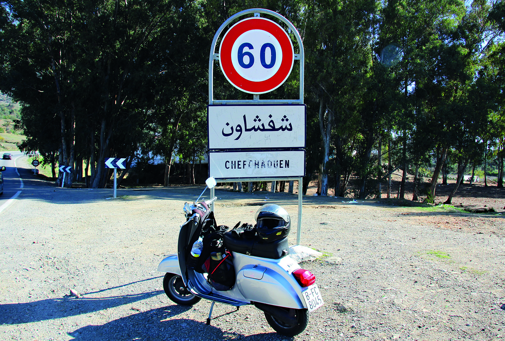 Marruecos en Vespa: Chefchahuen.