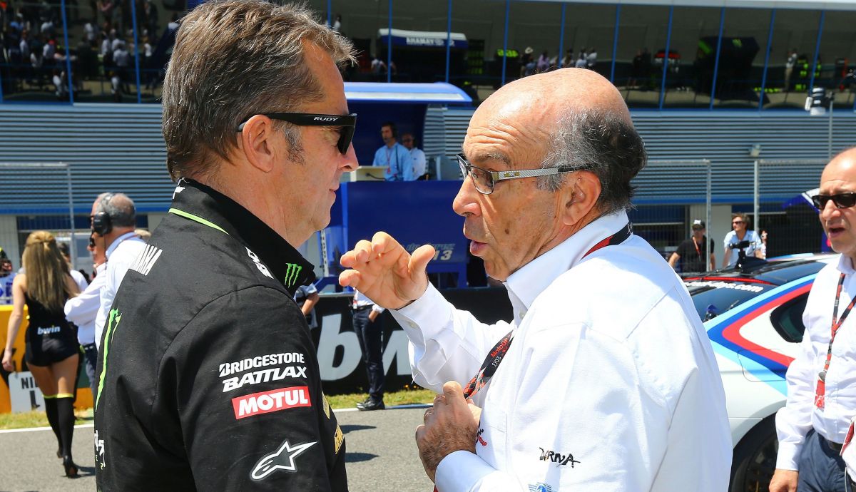Hervé Poncharal y Carmelo Ezpeleta Hervé Poncharal y Carmelo Ezpeleta
