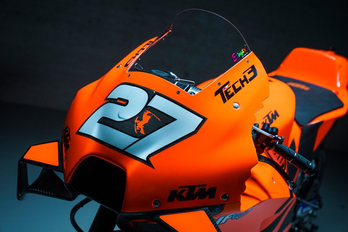 374257 Iker Lecuona 27 RC16 Tech3 KTM Factory Racing MotoGP Team Presentation 2021  14 