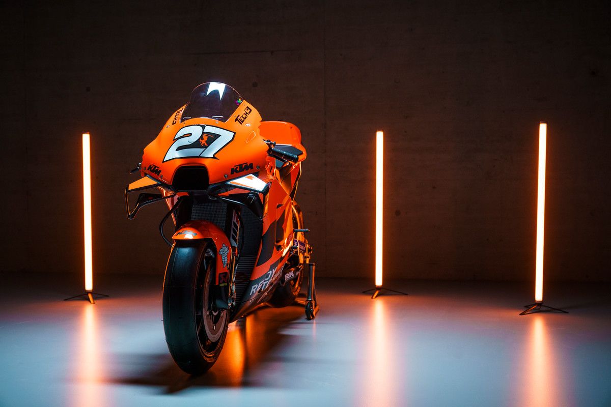 374272 Iker Lecuona 27 RC16 Tech3 KTM Factory Racing MotoGP Team Presentation 2021  6 