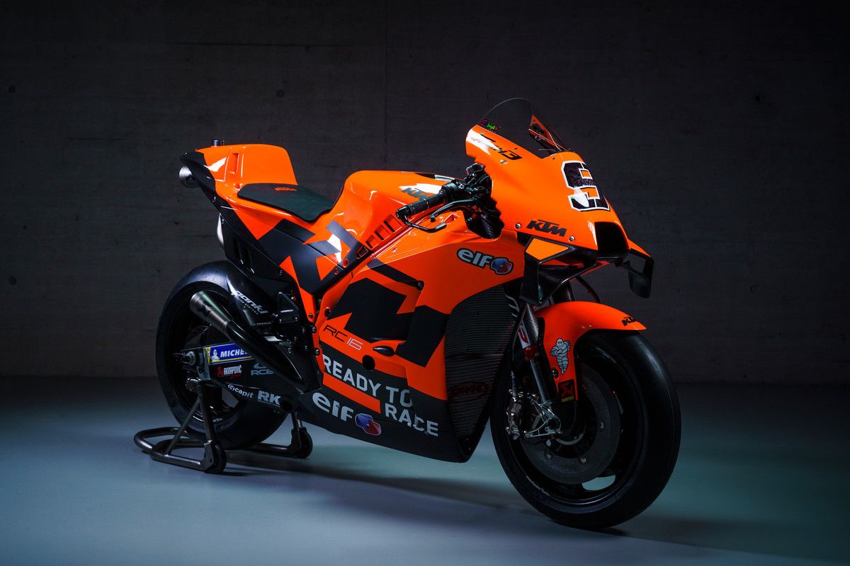 374316 Danilo Petrucci 9 RC16 Tech3 KTM Factory Racing MotoGP Team Presentation 2021  4 