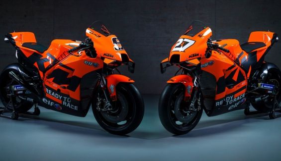 Pur produit ktm, c'est miguel oliveira qui aura droit à la ktm d'usine en 2021. KTM RC16 Tech 3 MotoGP 2021 Danilo Petrucci e Iker Lecuona