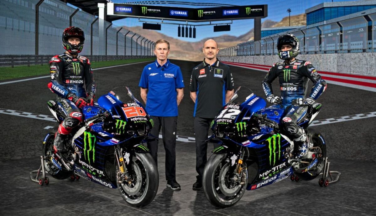 Fabio Quartararo y Maverick VIñales han presentado la Yamaha YZR M1 para MotoGP 2021 Fabio Quartararo y Maverick VIñales han presentado la Yamaha YZR M1 para MotoGP 2021