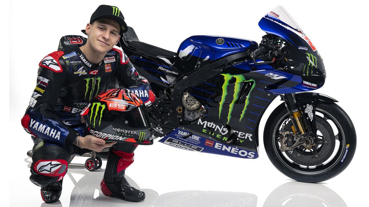 Fabio Quartararo debutará esta temporada en el equipo oficial Monster Energy Yamaha.