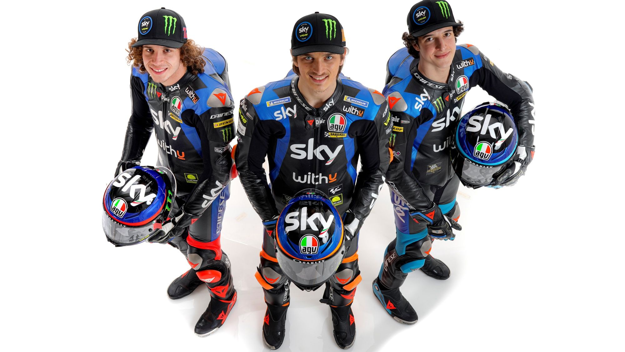 Luca Marini será el piloto en MotoGP del Sky Racing Team VR46, con Marco Bezzecchi y Celestino Vietti en Moto2.