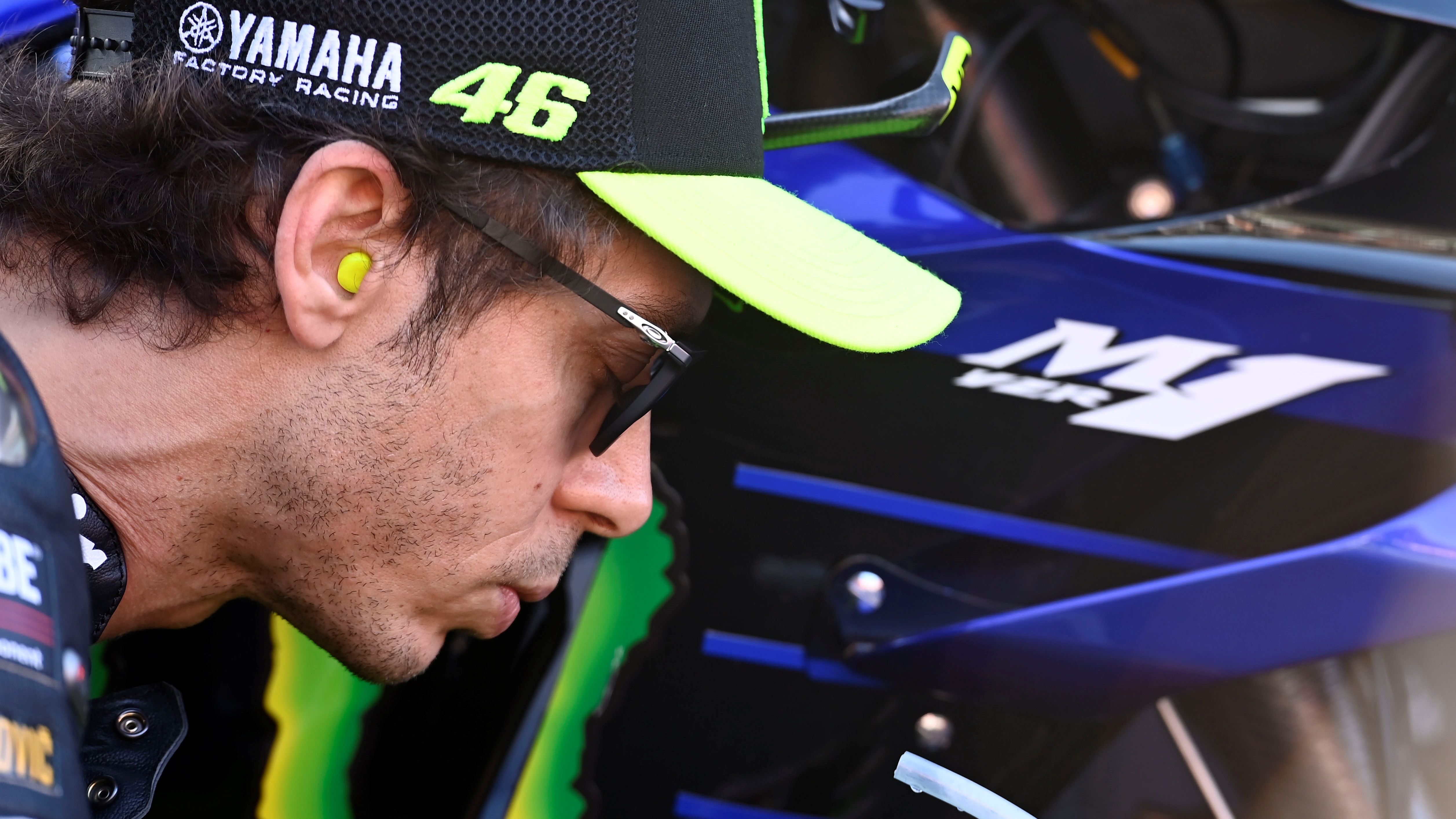 Valentino Rossi durante el último GP de Portugal