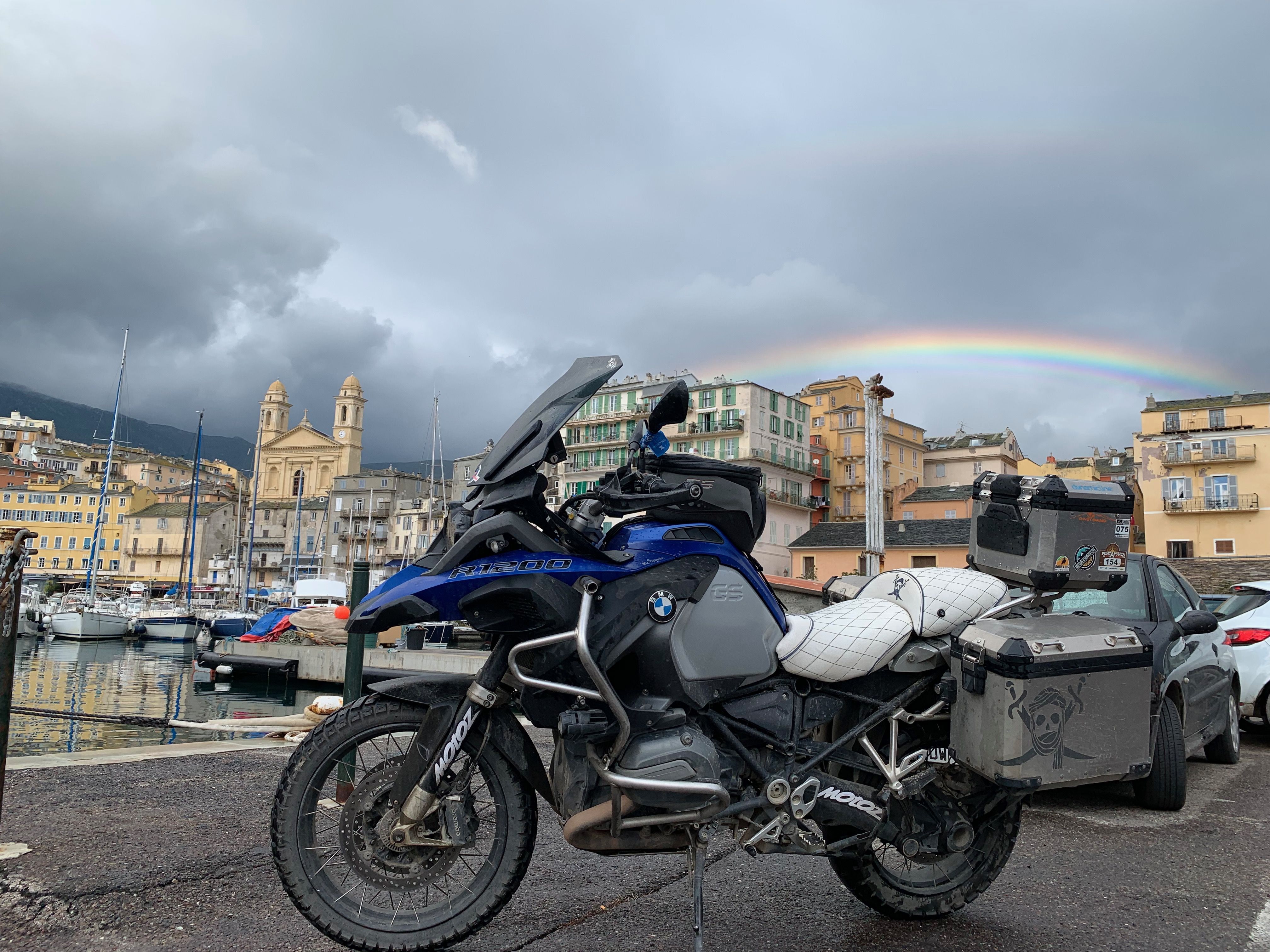 Córcega y Cerdeña en moto: Bastia.