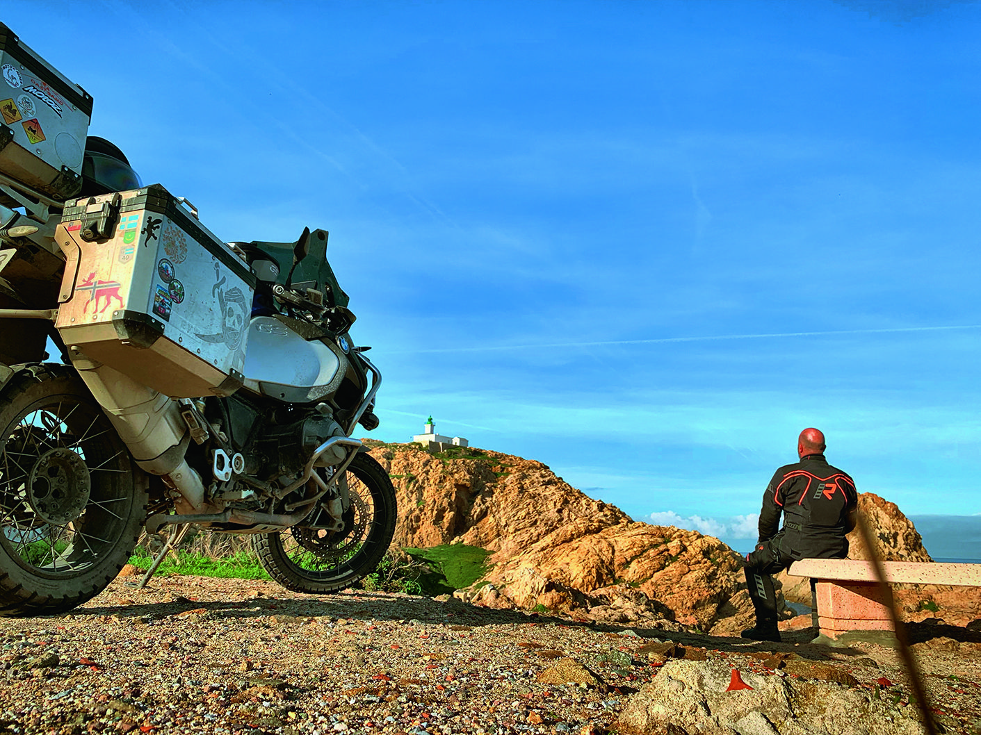 Córcega y Cerdeña en moto: Faro de Pietra.